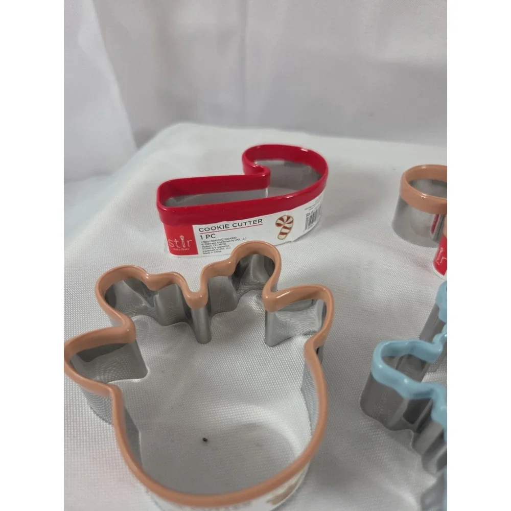 Stir Christmas Cookie Cutters Set Of 6 New